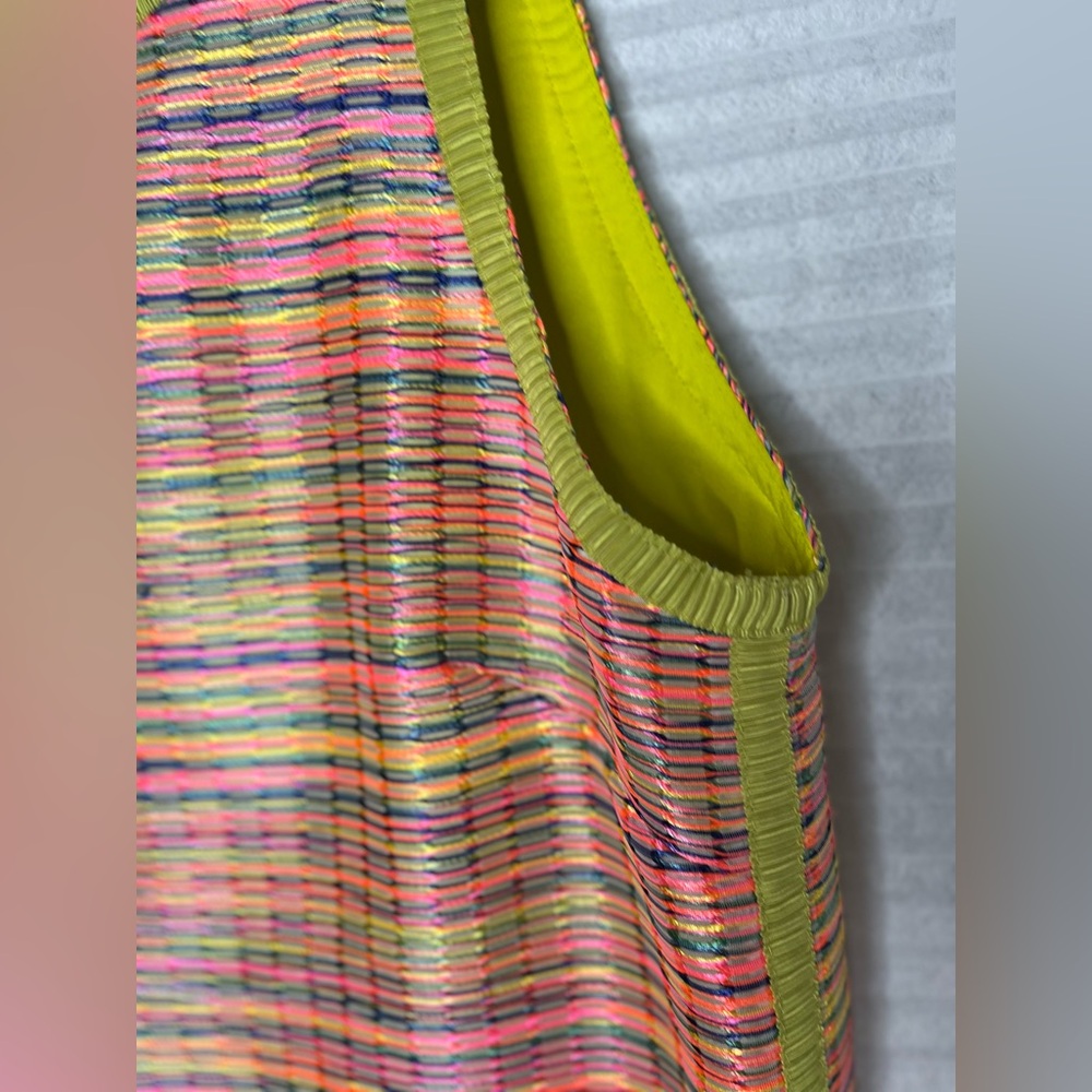 Alex Marie Sleeveless Multicolored Corded Jacquard shift dress Size 8 - Picture 10 of 15